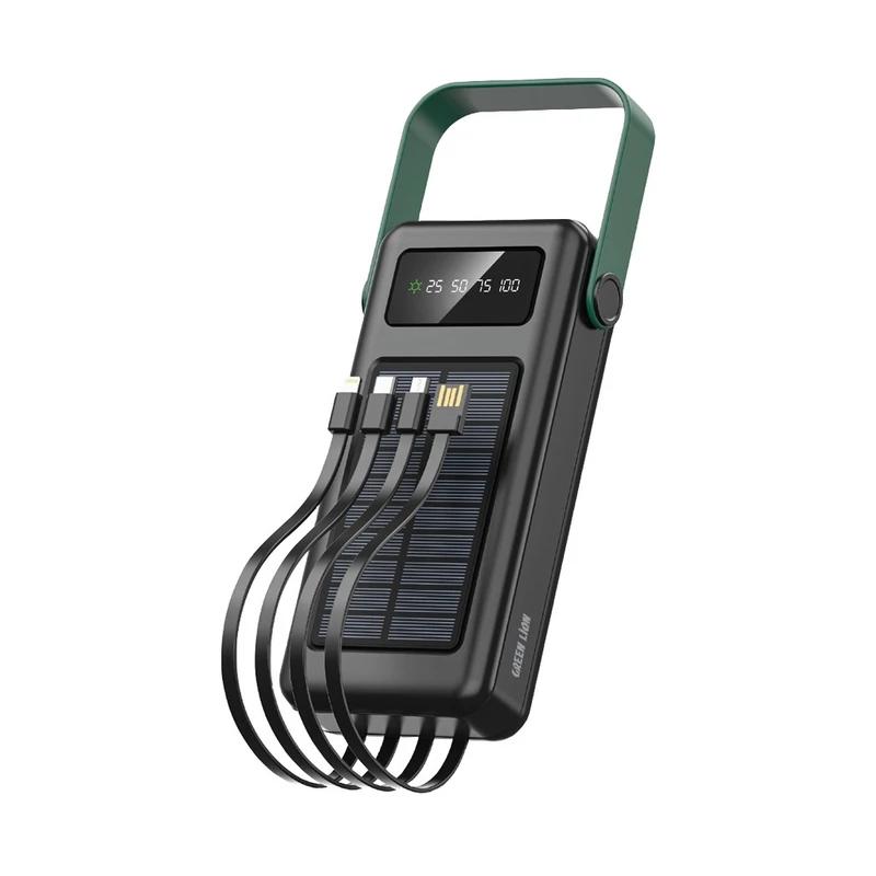 پاور بانک گرین لاین مدل Solar Max ظرفیت 30000 میلی آمپر ساعت